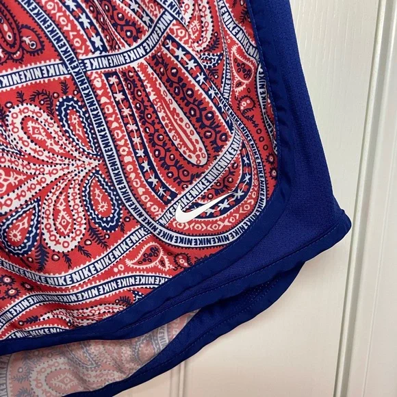 Nike Red and Blue Paisley Shorts - Picture 2 of 4